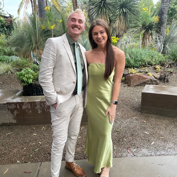 SAGE FLOOR LENGTH x WORN 1x - Picture 2 of 4